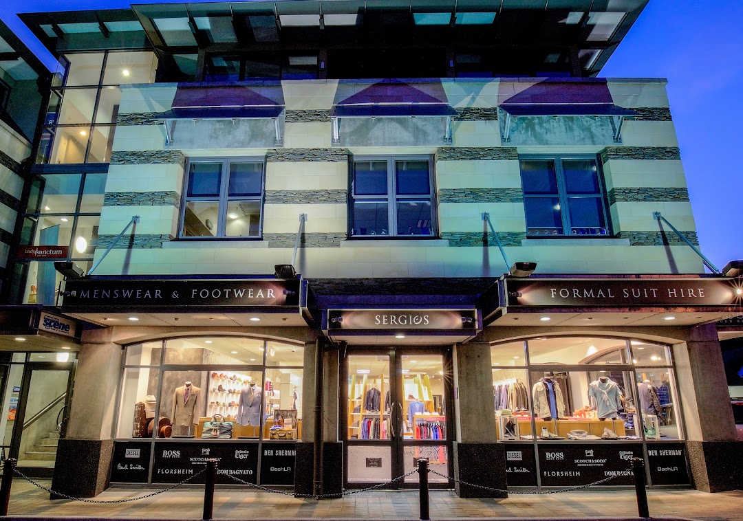 Sergios Menswear, Footwear & Suit Hire – Queenstown