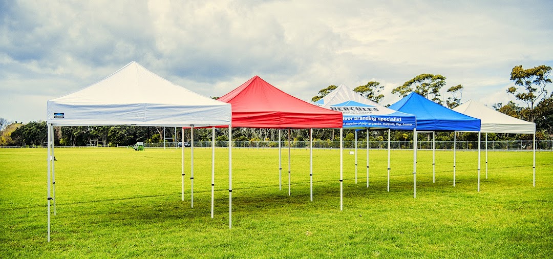 Hercules Gazebo & Umbrella – Christchurch